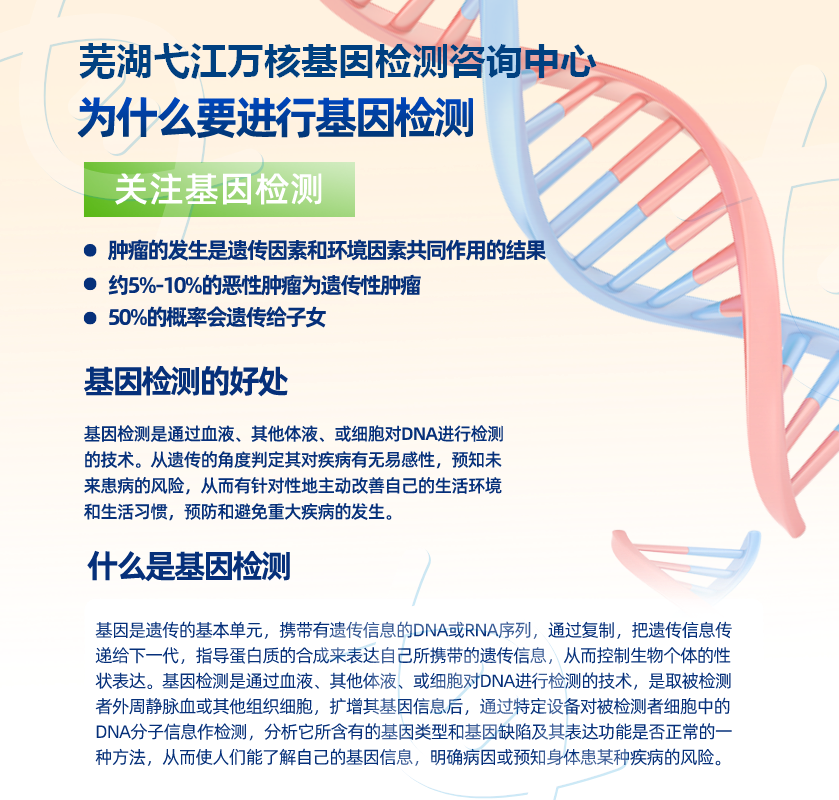 芜湖基因检测中心地址电话